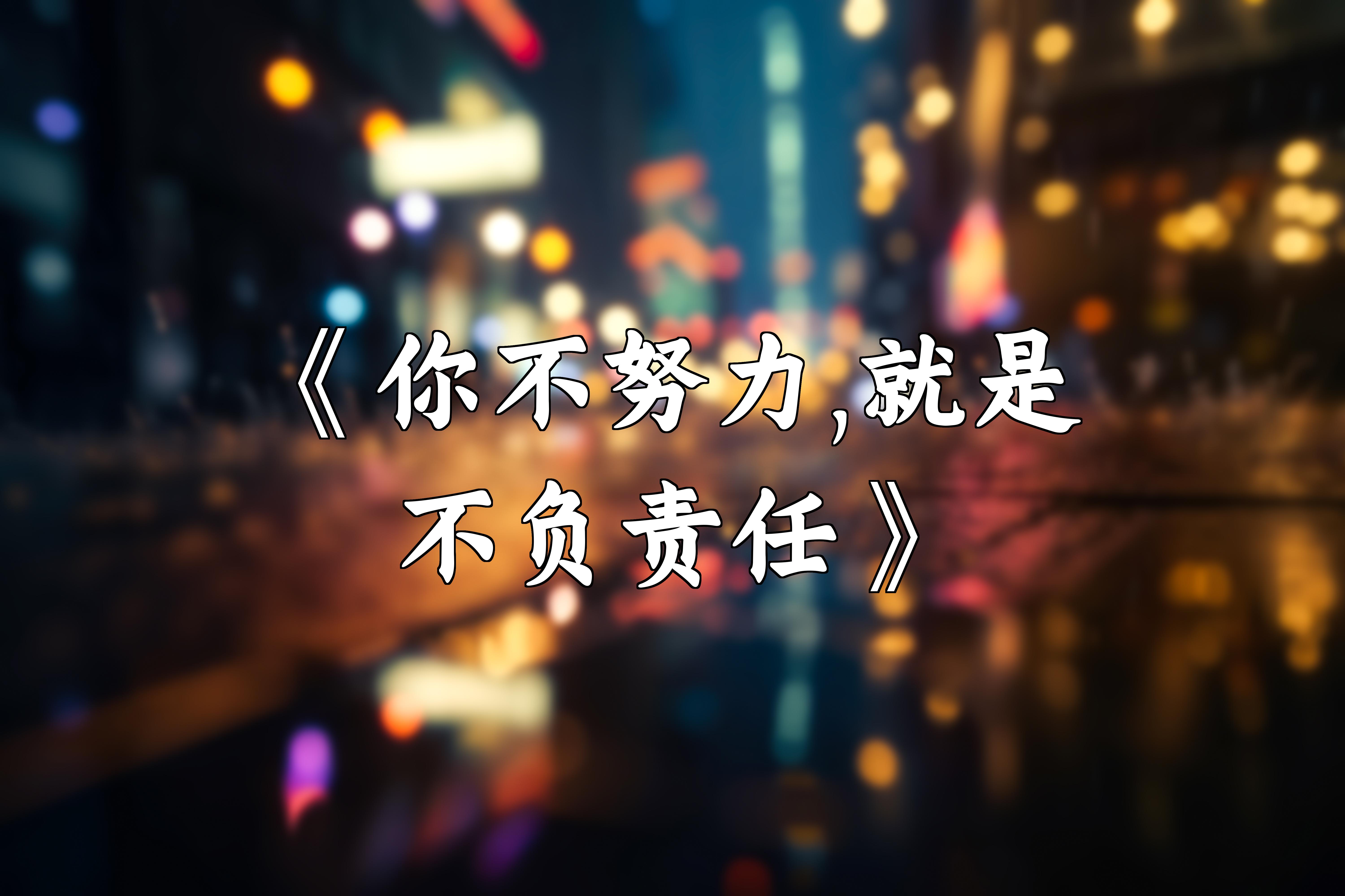 力求最好成绩，奋力拼搏不放弃